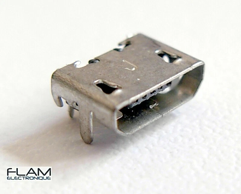 Lot De 2 Connecteurs USB Mâle à Souder - Pour Fabriquer/réparer Vos Câbles USB