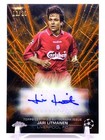 2023-24 Topps Chrome UEFA CC Black Lazer Auto JARI LITMANEN /25 Liverpool SSP!