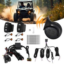 NEW Universal ATV UTV Turn Signal Horn Kit,Street Legal Kit for UTV ROV ATV Golf