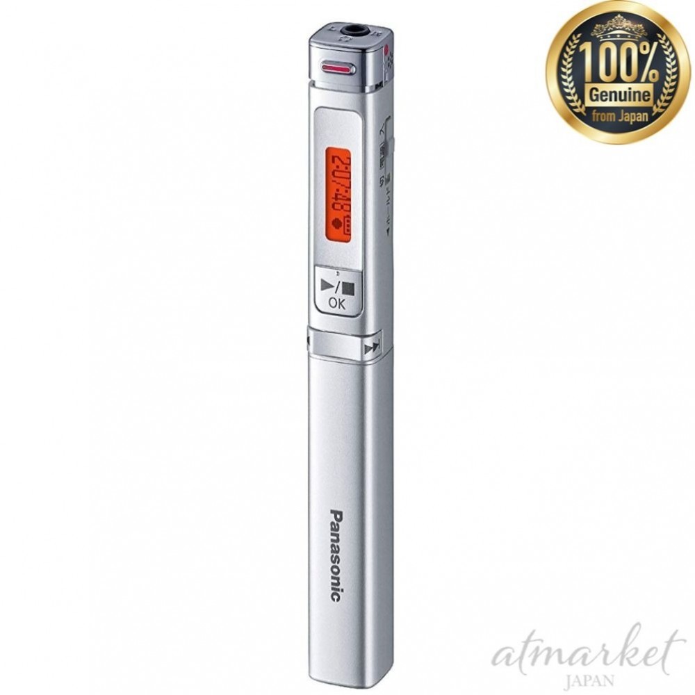 Panasonic IC recorder RR-XP009-S 8GB stick type silver from JAPAN NEW
