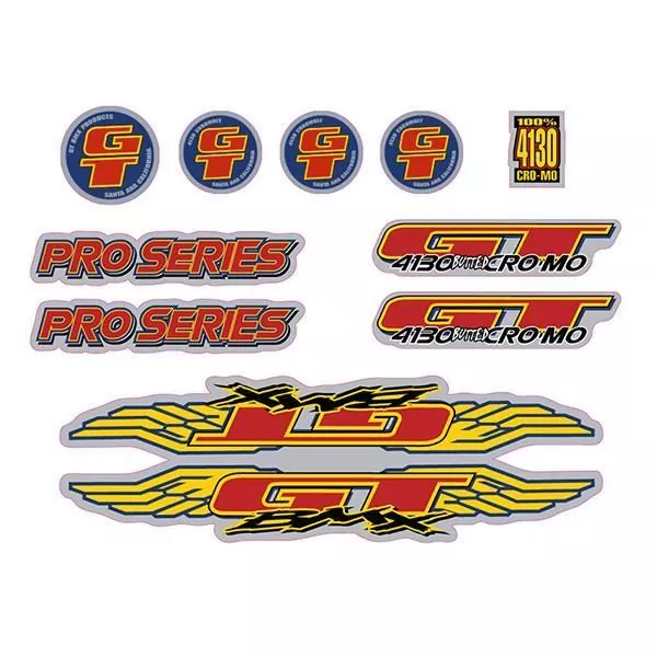 Gt bmx reproduction decals top