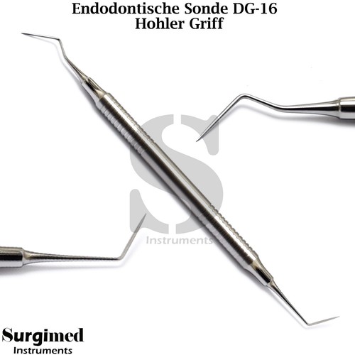 5er Zahnarzt Wurzelkanal Instrumente Endodontie Sonde DG16 Endodontische - Bild 2 von 4