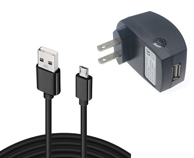 Home Charger 6ft USB Cable Power Adapter Cord Wall for Cell Phones