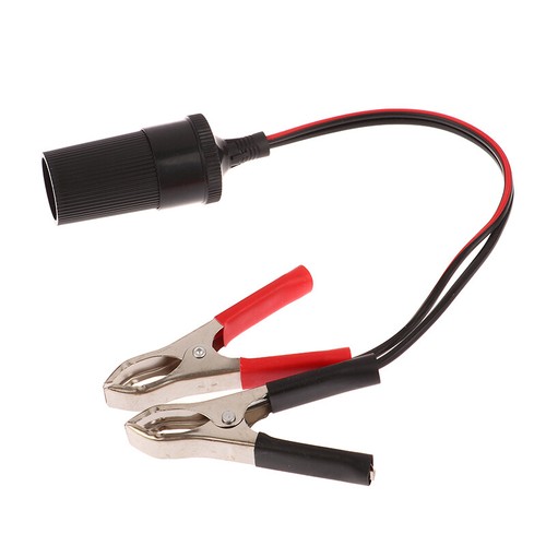 Battery Adapter Power Car Cigarette Lighter Female To Clip Extension Connector - Picture 9 of 12