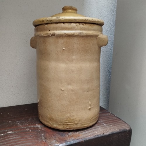 ANTICA BURNIA SALATOIO SICILIANO IN TERRACOTTA DELL’ 800 VASO CAPASA GIARA ORCIO - Foto 3 di 8