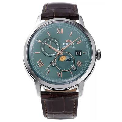 Orient RA-AK0805E30B Mechanical Classic Watch, Leather Strap Watch