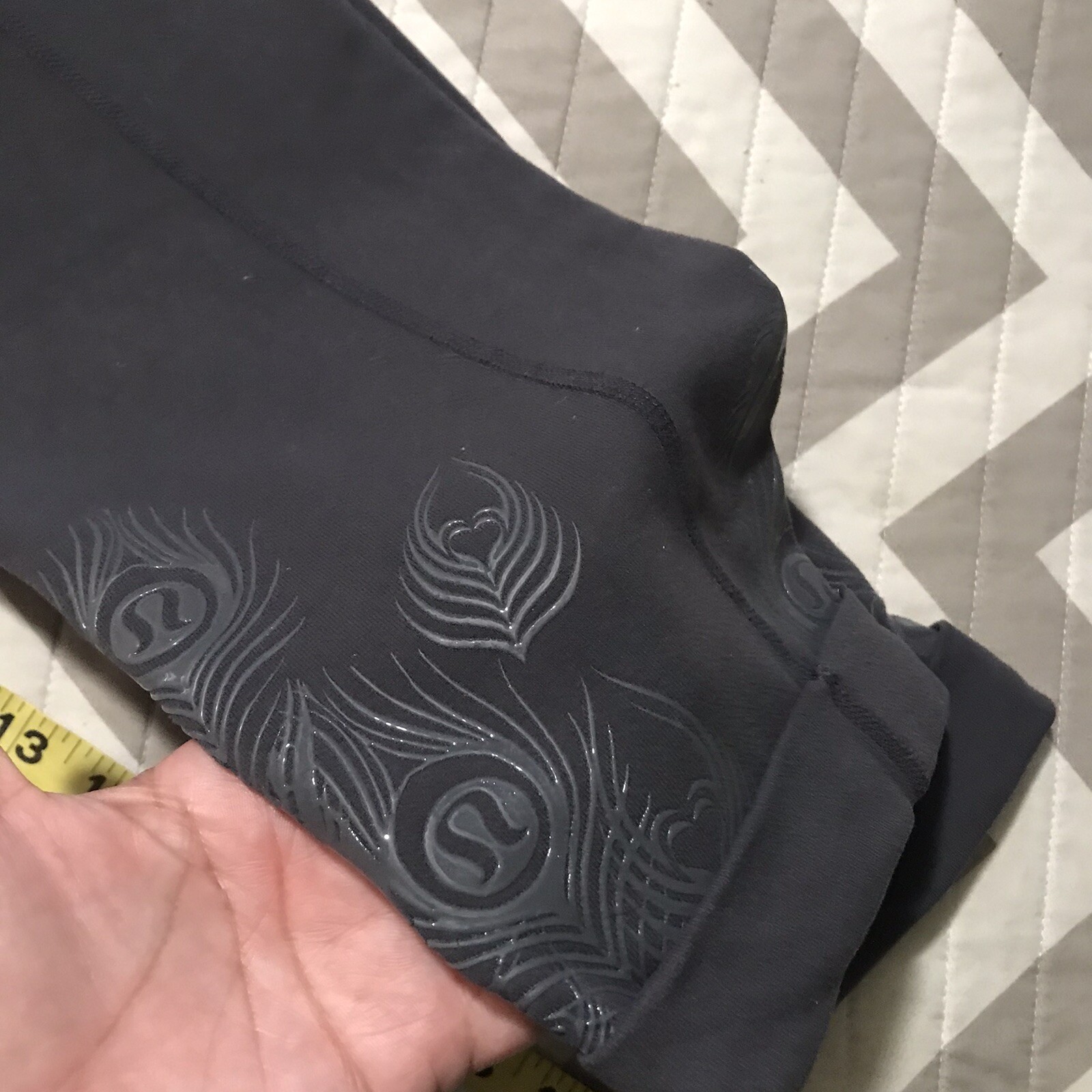 Athletic Leggings By Lululemon In Grey, Size: 6