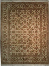 9x12' Brown Chobi Peshawar Rug #PIX-18884