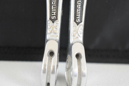 Shimano 600EX Arabesque shifter lever set down tube vintage retro 70s alloy NOS - Picture 3 of 12
