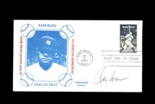 Ray Fosse Signed 1983 FDC Babe Ruth Cache First Day Cover Autograph