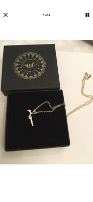 Ballet Dance Ballerina Girl Necklace Brand New In Box