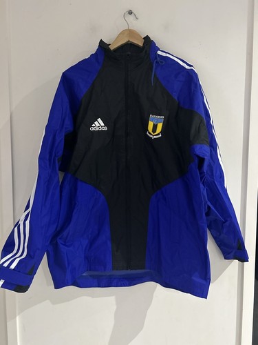 Chaqueta Adidas Para Hombre Mediana Azul Pista Cortavientos Bahamas Olimpiadas Assoc Talla M - Imagen 3 de 12
