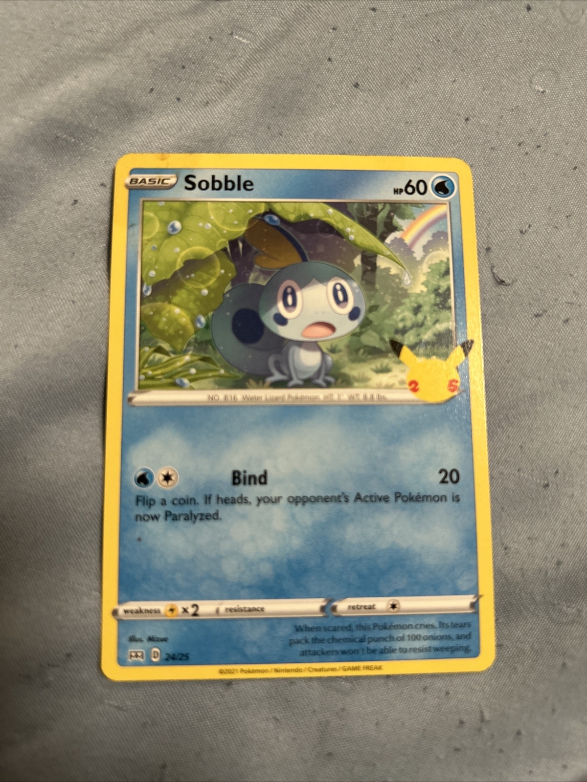 Pokémon TCG Sobble First Partner Pack SWSH003 Regular Promo