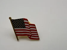NEW Mitchell Proffitt 1" American Flag Lapel Hat Pin