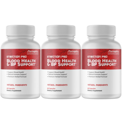Striction Pro - blood sugar support supplement, 3 Pack