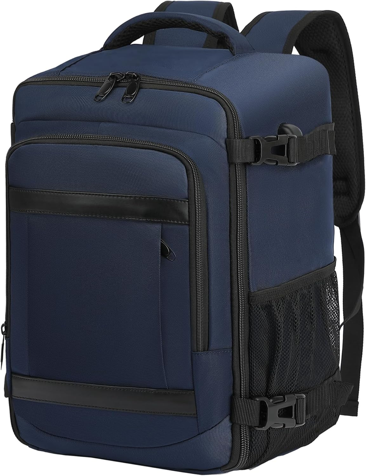 VGCUB Zaino Da Viaggio Con Compressione Sottovuoto | Bagaglio A Mano 45x36x20 Cm | Porta PC 15,6" | Scomparto Asciutto/Bagnato