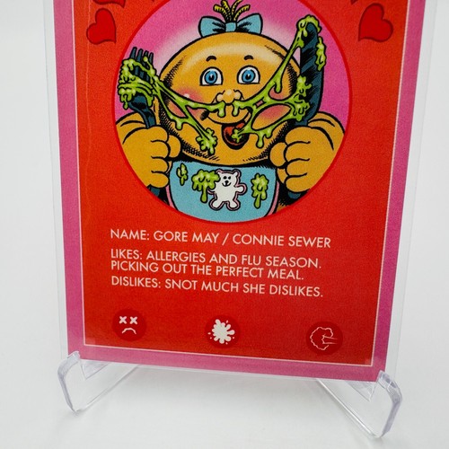 Garbage Pail Kids Valentine's Day Dating Profiles #7 Deaf Gore MAY CONNIE Sewer - Picture 4 of 7