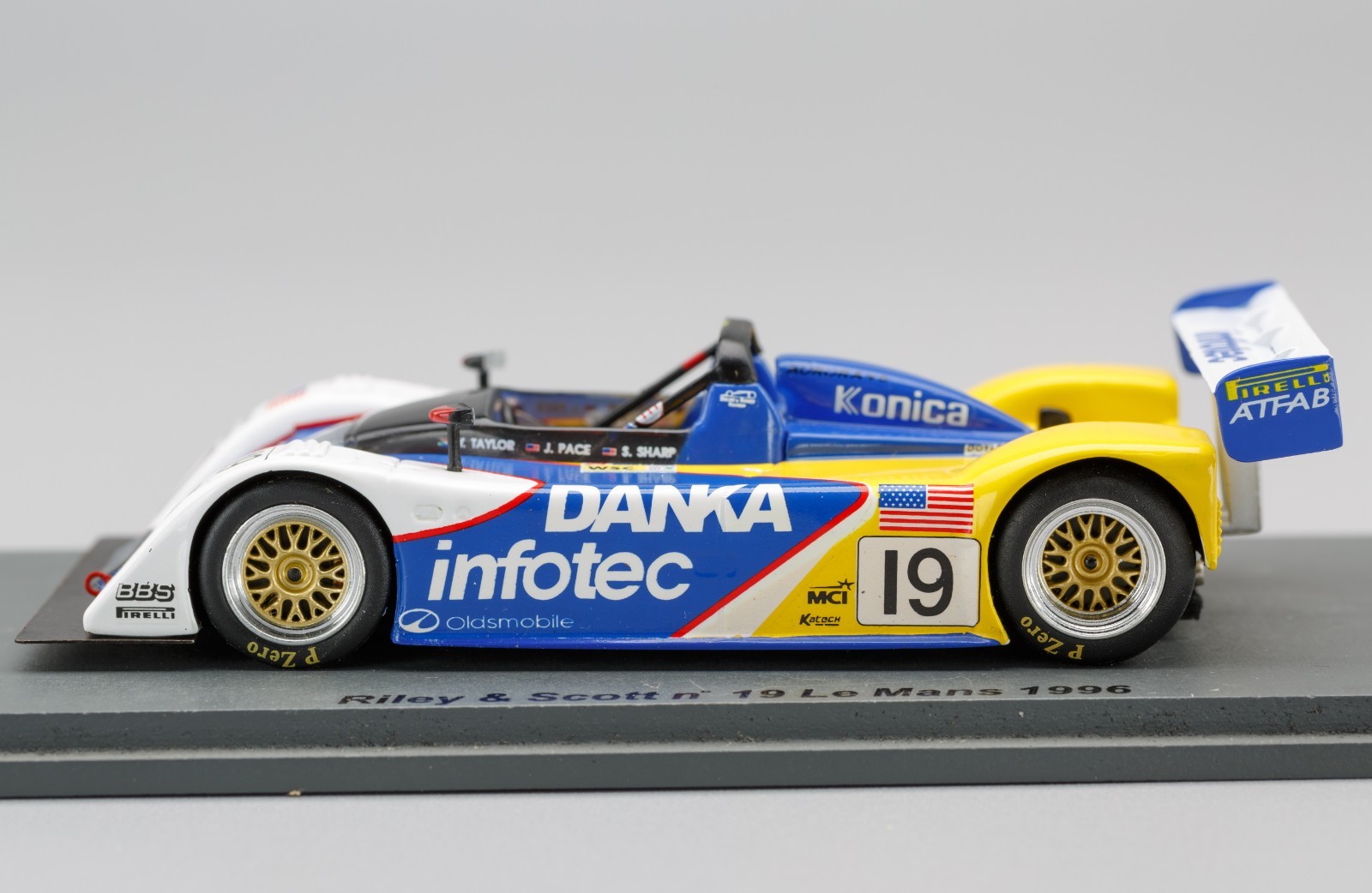 RILEY & SCOTT Mk III-Oldsmobile 19 Taylor Sharp Pace Pace Pace DNF LM 1996 SPARK 1 43 bef755 RILEY & SCOTT Mk III-Oldsmobile 19 Taylor Sharp Pace Pace Pace DNF LM 1996 SPARK 1 43 bef755