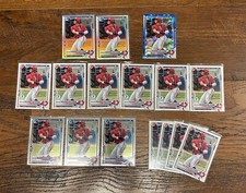 LOT OF 16-2021 Bowman Prospect Christian Encarnacion-Strand REDS🔥SEE PHOTOS🔥