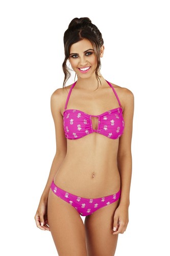Ladies Bikini Set Womens Swimwear Padded Bandeau Halterneck Size 8 10 12 14 - 第 10/31 張圖片