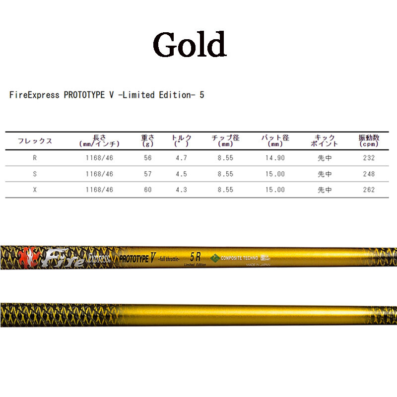 COMPOSITE Golf Japan Fire Express PROTOTYPE Ⅴ Limited