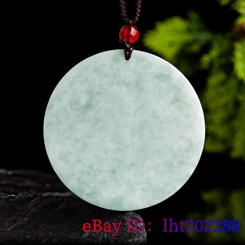 Collar de diseñador blanco natural blanco natural de jade hombre real jadeíta - Imagen 6 de 6