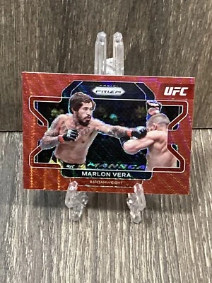 2022 Panini Prizm UFC Red Wave Prizm Marlon Vera #56 SP - Image 1 of 2