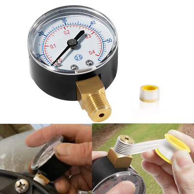 #ad ECX270861 Bottom Mount Pressure Gauge for Hayward Sand D.E. Pool Filter 60 PSI $12.99