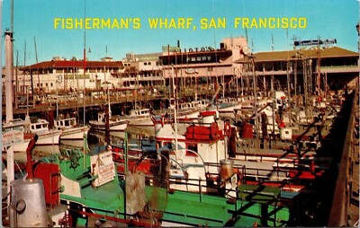 Fishermans Wharf Banner Fishing Pier San Francisco California
