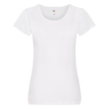 Ladies Plain T Shirt - All Colour & Sizes - Quality Cotton Girls Tight Fit Top