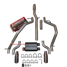 Dual Exhaust Kit Flowmaster Super 44 Fits 14-19 Chevrolet Silverado Gmc Sierra Dual Exhaust Kit Flowmaster Super 44 Fits 14-19 Chevrolet Silverado Gmc Sierra