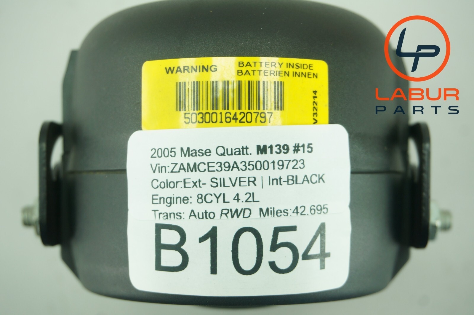 M139 04-18 Maserati Quattroporte Anti Theft Alarm Horn Siren A2085