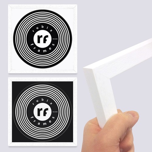 7" Inch Record Frame - Black, White, Colours - UV Glass & Mount Options - Picture 9 of 20