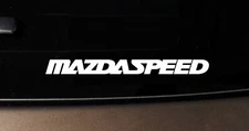 Mazdaspeed Miata Mazda 3 6 Protege RX8 Vinyl Window Decals Stickers Zoom Zoom 