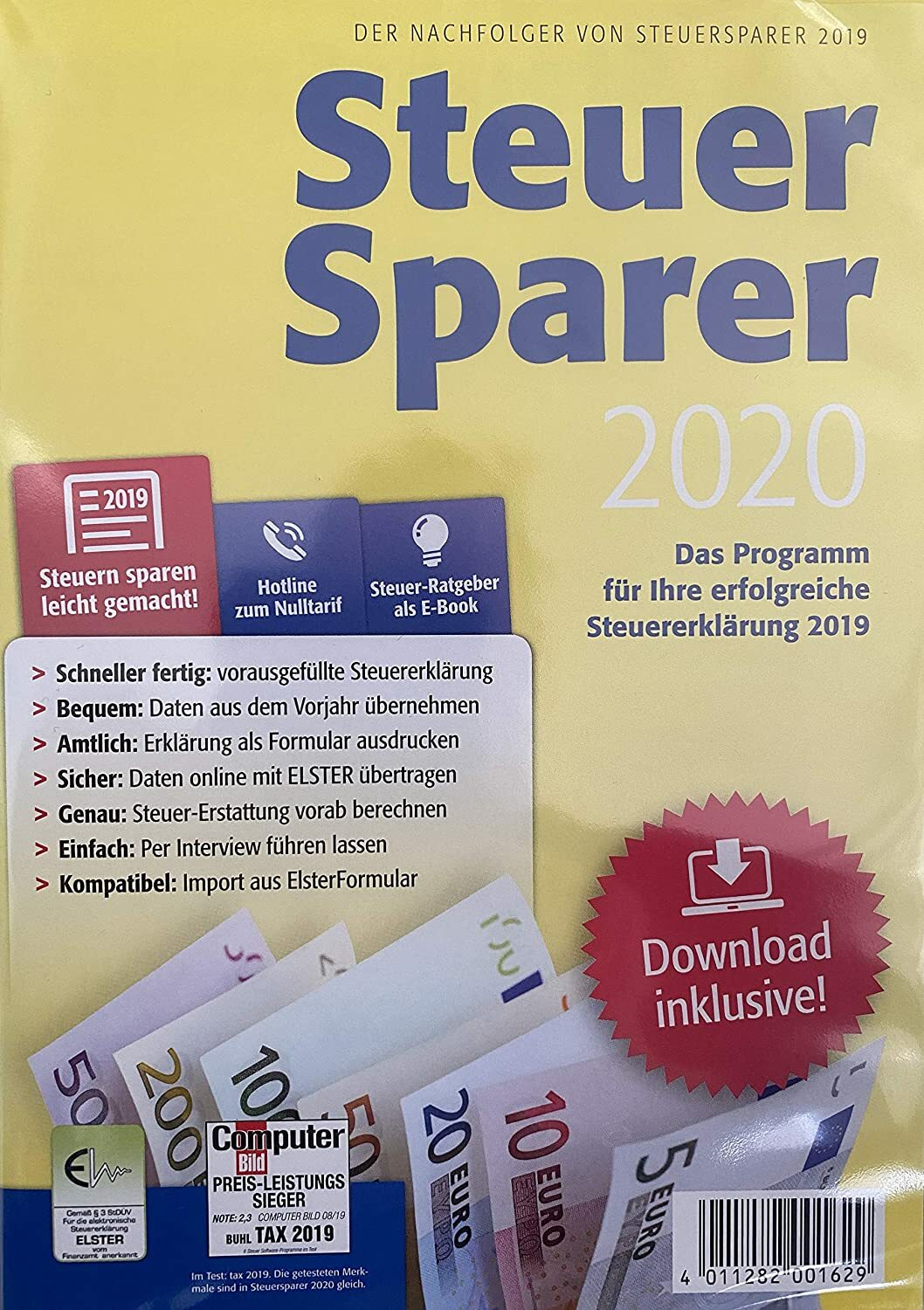 Steuersparer 2020 Fur Steuerjahresausgleich 2019 Cd Rom Gunstig Kaufen Ebay