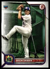 2022 Bowman NPB Nippon Professional Baseball #93 Daichi Shibata Rookie