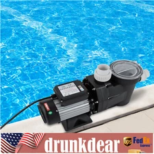 2 HP In/Above Ground Pool Pump 1500W Self Primming Swimming Pool Pump with Timer