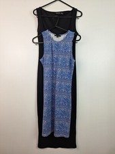 Bundle X2 Ladies Size 8 Bodycon Sleeveless Casual Dress