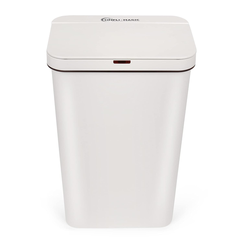 SIMPLI-MAGIC 79502 13 Gallon Touchless Sensor Trash Can, Rectangle Garbage Bin, - Picture 2 of 12