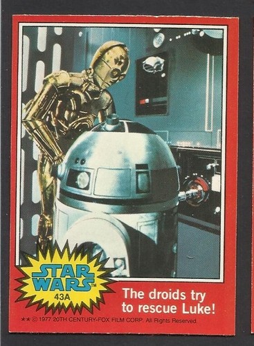 (CB12) STAR WARS 1977 TOPPS TRADING CARD SINGLES UK ISSUE RED **PICK FROM LIST** - Picture 39 of 60