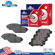 For 2016 2017 2018 Mazda CX-3 Front & Rear Ceramic Disc Brake Pads Set
