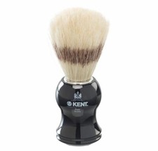 Kent VS60 Mens Black Socket Pure Bristle Badger Effect Shaving Shave Hair Brush