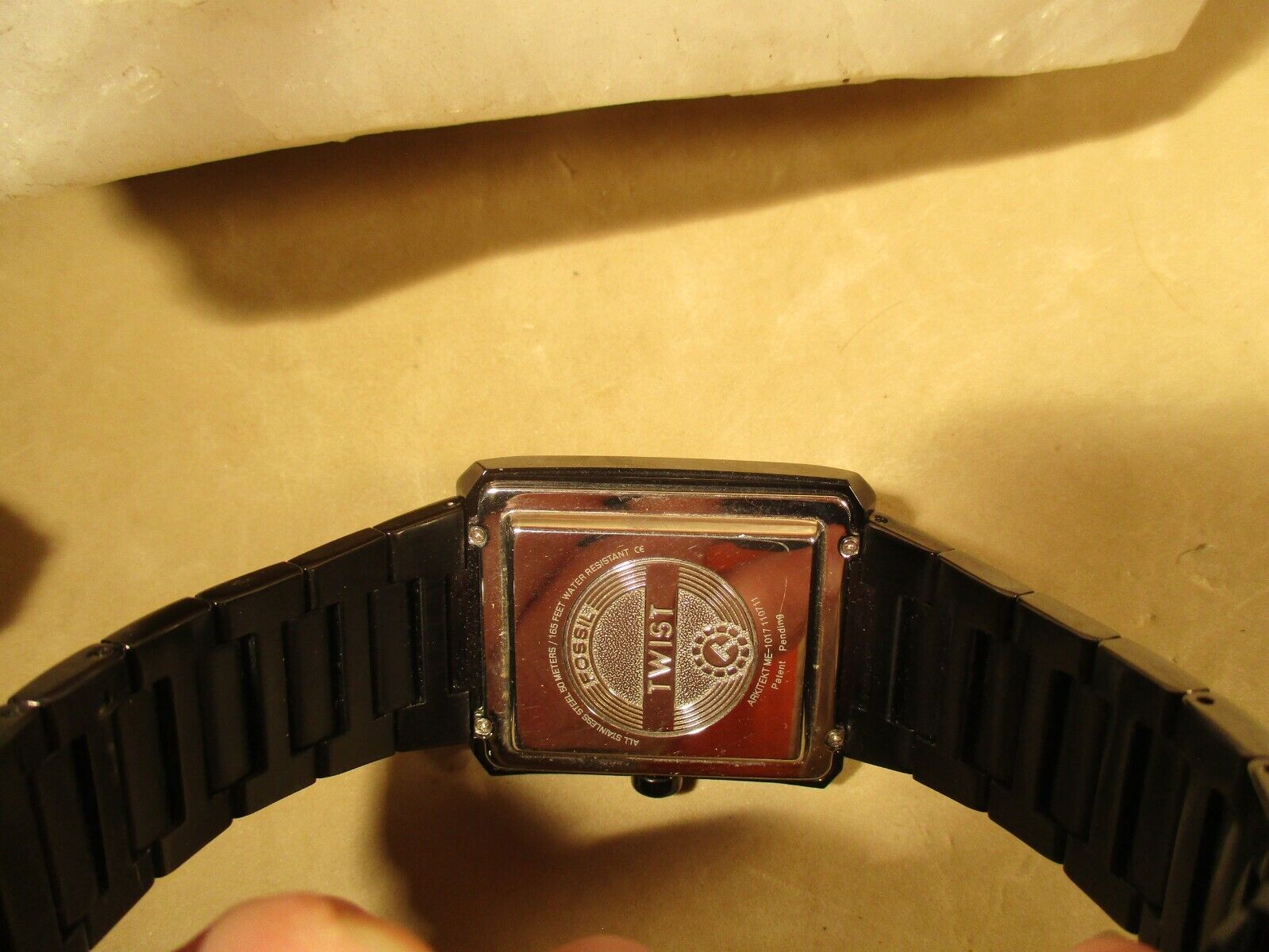 Men's Black Fossil Twist Arkitekt Me-1017 110711 Automatic Watch