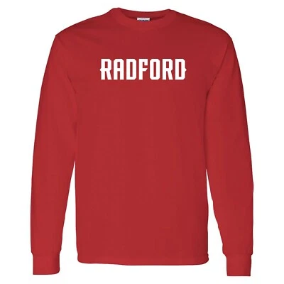 Radford University Highlanders Basic Block Long Sleeve T-Shirt - Red - Image 1 of 4