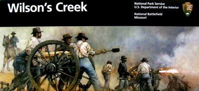 Wilson's Creek National Battlefield National Park Service Unigrid Brochure Map