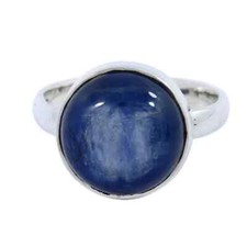 Natural Kyanite Gemstone Ring-Statement Ring-925 Sterling Silver-Boho Ring-Gift