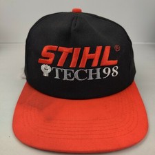 Vintage MADE IN USA K Products Stihl Tech 1998 Trucker Hat Snapback Cap VTG