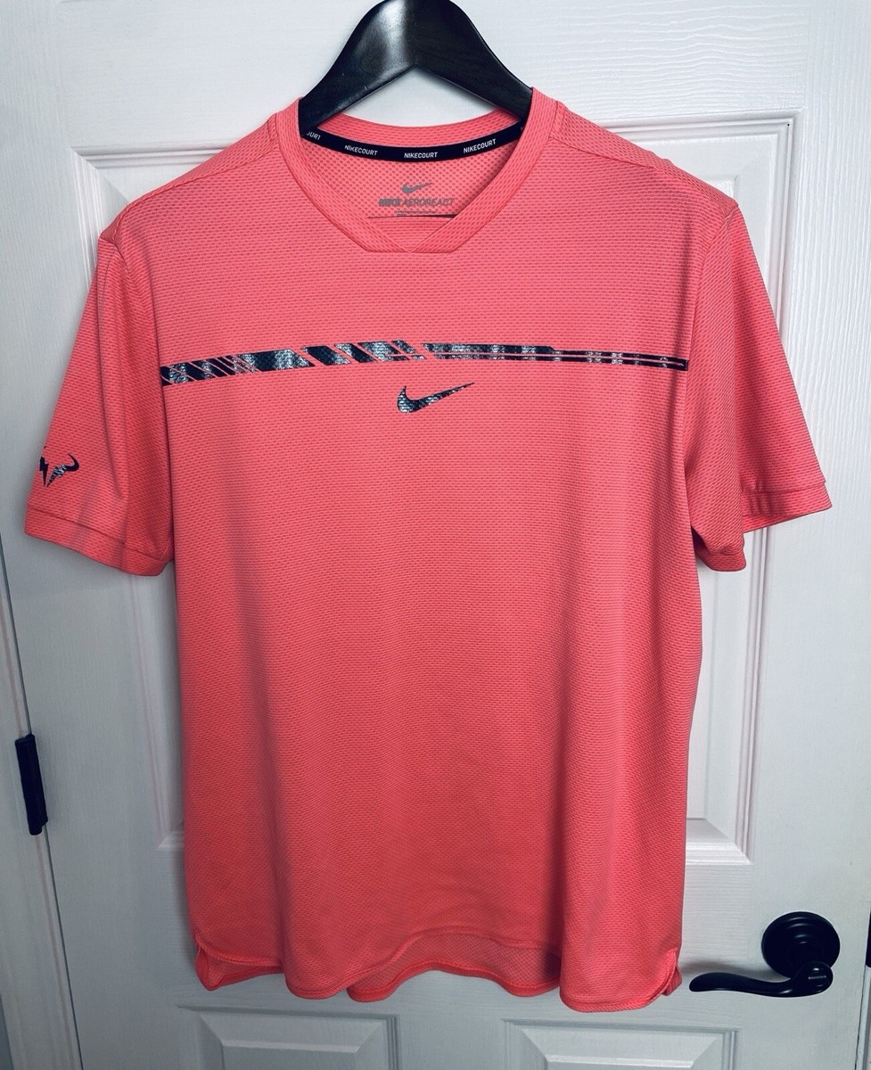 ナイキ　ナダル　2017年　全米オープンモデル Nike Rafael Nadal 2017 US Open Day Tennis Crew Shirt Large RF