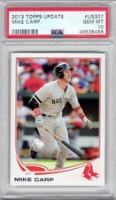 2013 Topps Update Baseball - Mike Carp - PSA 10 - #US307 - RED SOX