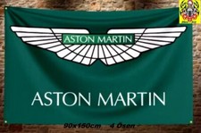 Aston Martin, Fahne Flagge Banner Flag 90 x 150cm 4 Ösen Neu in OVP